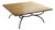 Jonathan Charles Square Wood & Iron Coffee Table For Sale