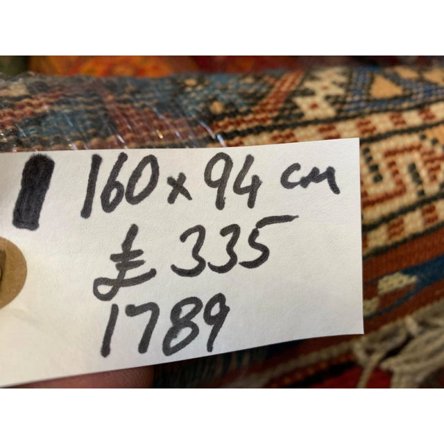 Vintage Turkish Kazak Rug For Sale - Image 9 of 10