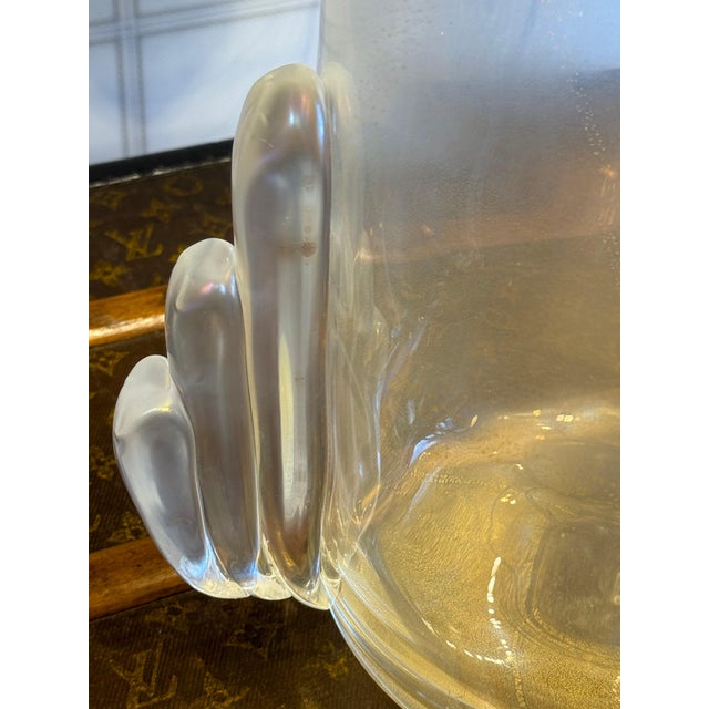 Large Vase in Gold and Iridescent Murano Glass, 1980s For Sale - Image 9 of 16