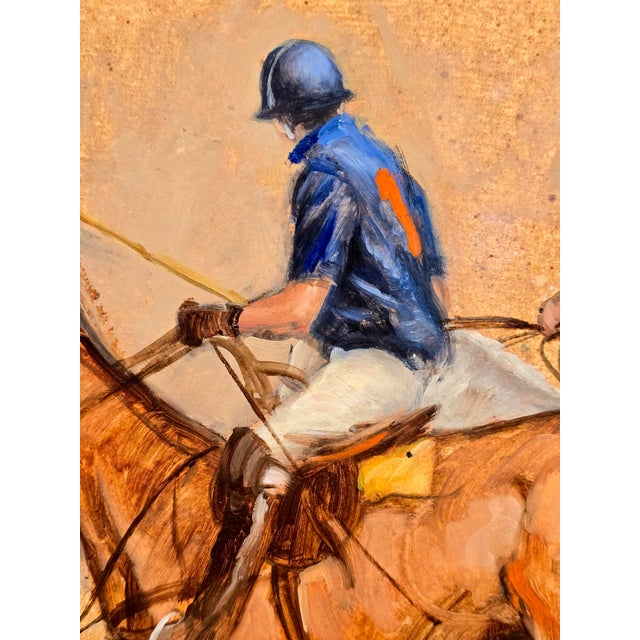 Wood Henry Koehler - Polo Players - Oil Panting For Sale - Image 7 of 11