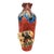 Meiji Period Ishiguro Koko Signed Sumida Gawa Japanese Figural Vase, C. 1890–1910 For Sale