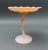Vintage Mid 20th Century Cambridge Crown Tuscan Pink Statuesque Figural Lady Glass Compote For Sale - Image 4 of 7