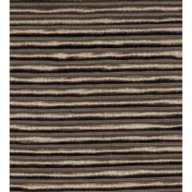 Sample - The House of Scalamandré Stoddard Fabric, Titanium For Sale