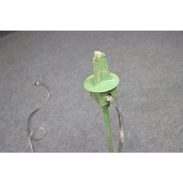 Metal Rare Mid Century Outdoor Pagoda Top Garden Lights For Sale - Image 7 of 10