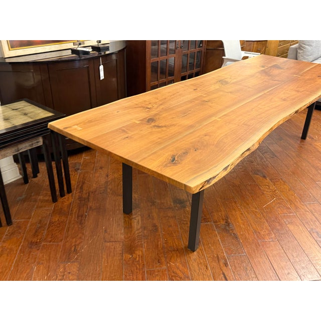 Room & Board Chilton Live Edge Dining Table For Sale - Image 9 of 12