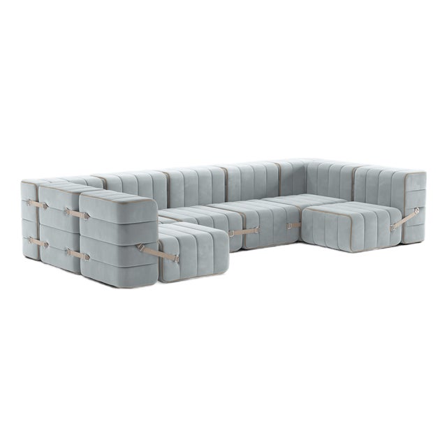 Flexible U-Sofa from Ambivalenz, Set of 15 For Sale