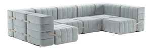 Flexible U-Sofa from Ambivalenz, Set of 15