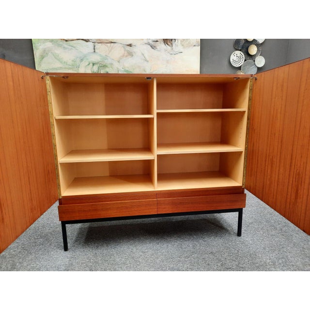 Model S21 Highboard in Teak by Dieter Wäckerlin for Behr, 1960s For Sale - Image 6 of 13