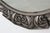 Silver Art Deco French Oval Mirror with Carved Roses and Silver-Painted Frame, 1920s For Sale - Image 8 of 11