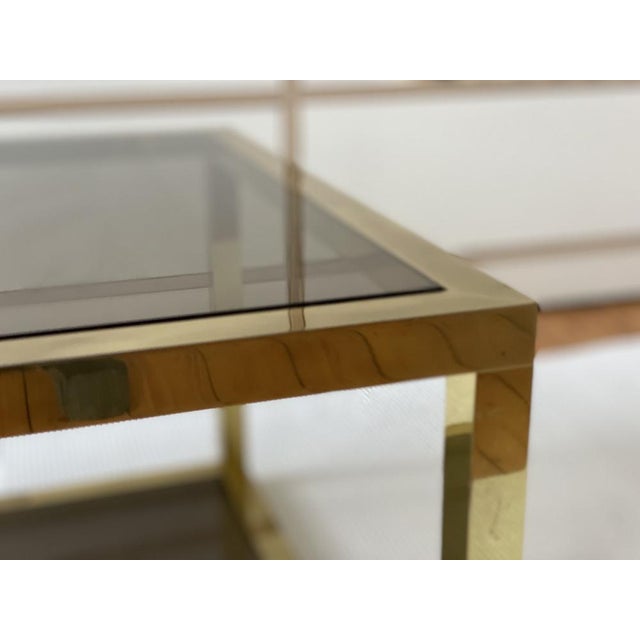 Italian Brass Coffee Tables, 1970s, Set of 2 For Sale - Image 11 of 15