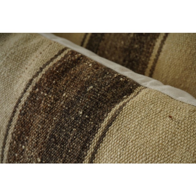 Mid-Century Modern Turkish Kilim Pillow Cover - A Pair For Sale - Image 3 of 4