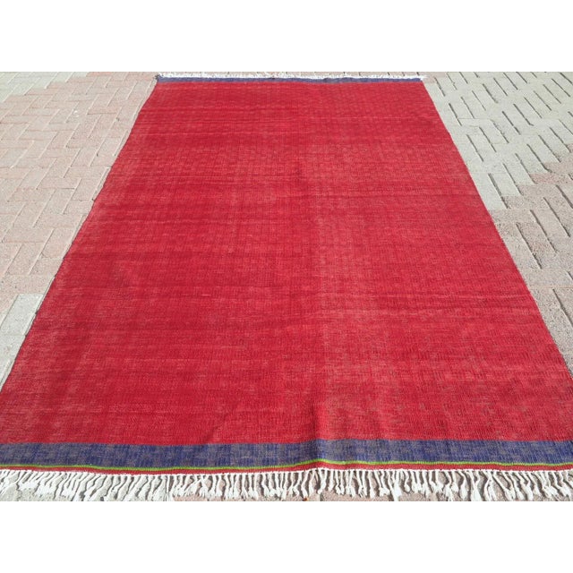 This beautiful rug from western of Turkey Denizli Nomads. Handspun Pure Wool. Kilim rug hosts an intriguing pallet of...