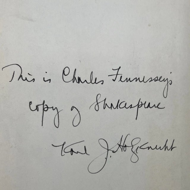 Selected Plays of Shakespeare, Three Volumes Published 1936-1941, Signed by the Editor For Sale - Image 10 of 12