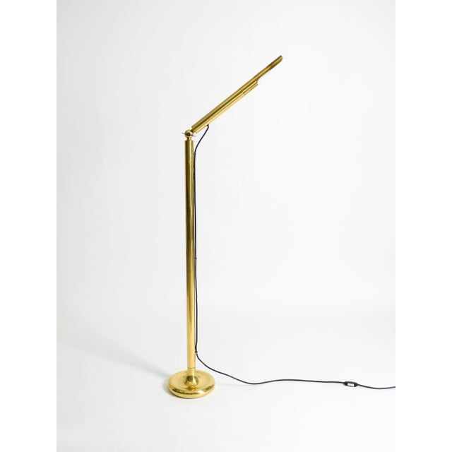 1960s Vintage Brass Pole Light Floor Lamp by Ingo Maurer for M-Design, 1960s For Sale - Image 5 of 18