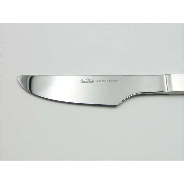 Stainless Steel Cutlery Set for 6 People by Rosenthal, Model Titan, 1960s, Set of 48 For Sale - Image 9 of 16