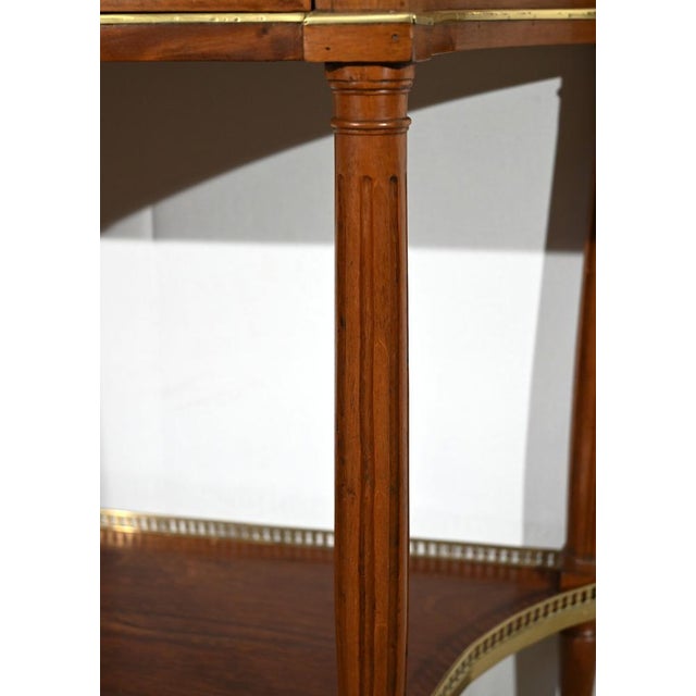 Small Louis XVI Mahogany Console Table For Sale - Image 15 of 18