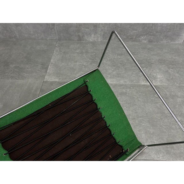 Metal Set of Lounge Chairs Mod. Saghi by Kazuide Takahama for Gavina, 1970s For Sale - Image 7 of 9