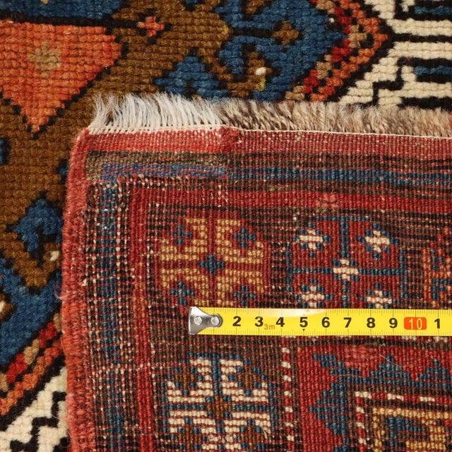 Kazak Rug in Wool For Sale - Image 9 of 10