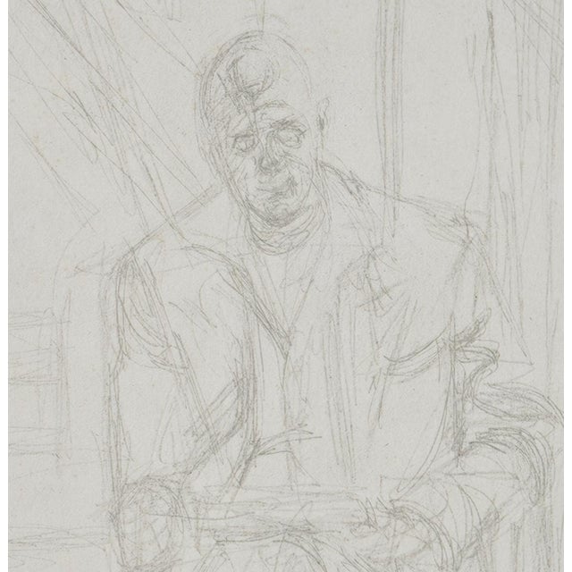 1960s Alberto Giacometti, Portrait of Jean Gênet, 1963, Original Lithograph For Sale - Image 5 of 9