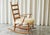 Rocking Chair in Oak and Sheepskin, France, 1960s For Sale - Image 6 of 14