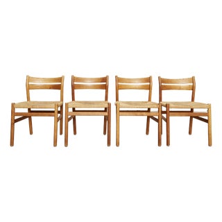 BM-1 Dining Chairs by Børge Mogensen for C.M. Madsens Møbelfabrik, 1958, Set of 4 For Sale
