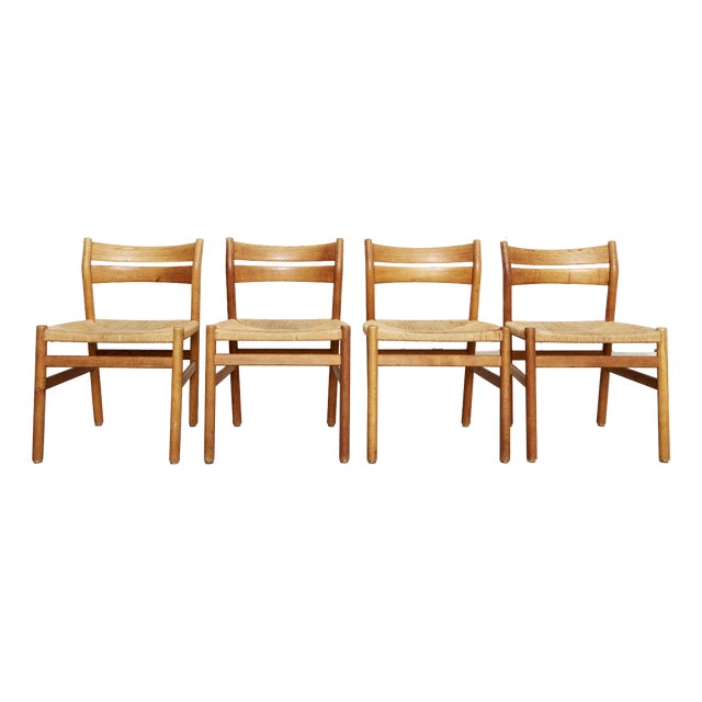 BM-1 Dining Chairs by Børge Mogensen for C.M. Madsens Møbelfabrik, 1958, Set of 4 For Sale