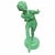 Art Deco Frankart Style Art Deco Dancing Nymph Green Spelter Metal Statue For Sale - Image 3 of 8