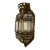Vintage Metal and Mirrored Wall Candle Sconce For Sale