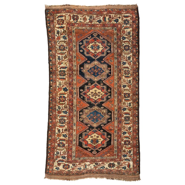 1920s 1920s Persian Brown Kurdish Rug For Sale - Image 5 of 5
