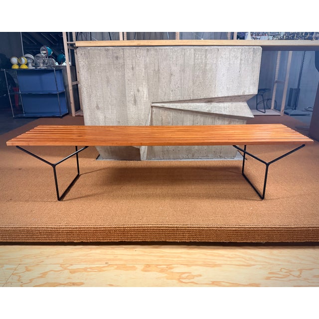 Harry Bertoia Model 400 Bench by Harry Bertoia for Knoll International, 1960s For Sale - Image 4 of 9