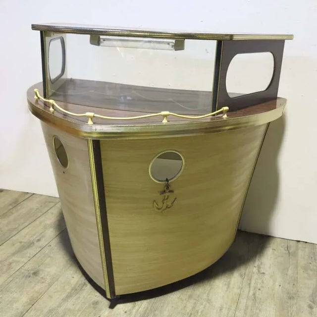 1950s Vintage Cocktail Bar, 1950s For Sale - Image 5 of 10