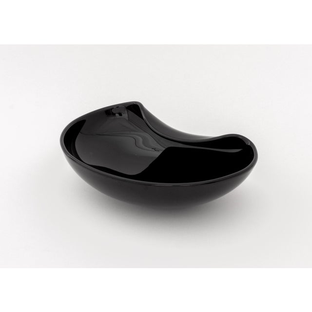 Black Elsa Peretti X Tiffany & Co. Black Glass Dishes, 2 For Sale - Image 8 of 10