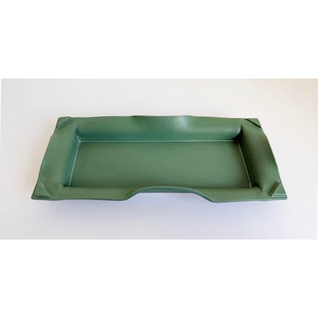 Ceramic Arts & Crafts Style Studio Pottery Tray, Late 20th Century For Sale - Image 7 of 8