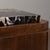 Art Deco 1930-1939 France Rich Walnut Brown Art Deco Marble-Top Bar Cabinet For Sale - Image 3 of 11