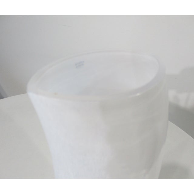 Glass Large Kosta Boda Catwalk Vase by Kjell Engman Sweden For Sale - Image 7 of 11