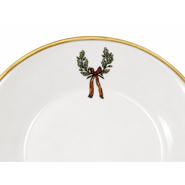 Ceramic Pair Vintage Hertel Jacobs Equestrian Jockey Porcelain Demitasse Cups & Saucers For Sale - Image 7 of 11