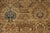 Textile Rug & Kilim’s Agra Style Oriental Rug in Brown and Gold With Floral Patterns For Sale - Image 7 of 9