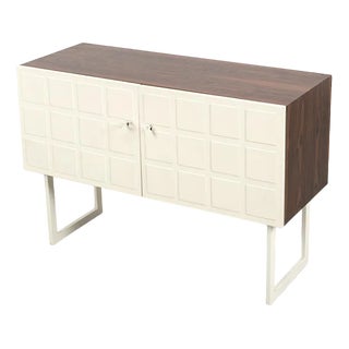 White Two-Door Sideboard For Sale