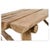 Vintage Rustic Log Bench For Sale - Image 6 of 8