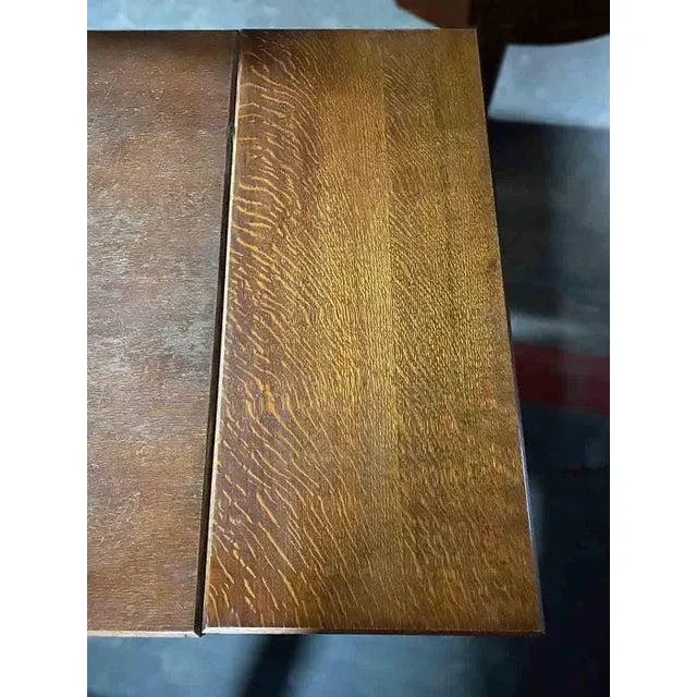 Early 20th Century Antique Extendable Table With Carved Detail For Sale - Image 5 of 8