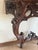 Late 19th Century French Hand Carved Walnut Wall Console With Marble Top For Sale - Image 4 of 15
