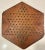 Brown 1970's Folk Art Wooden Chinese Checker Board Hanging, Signed by Artist For Sale - Image 8 of 8