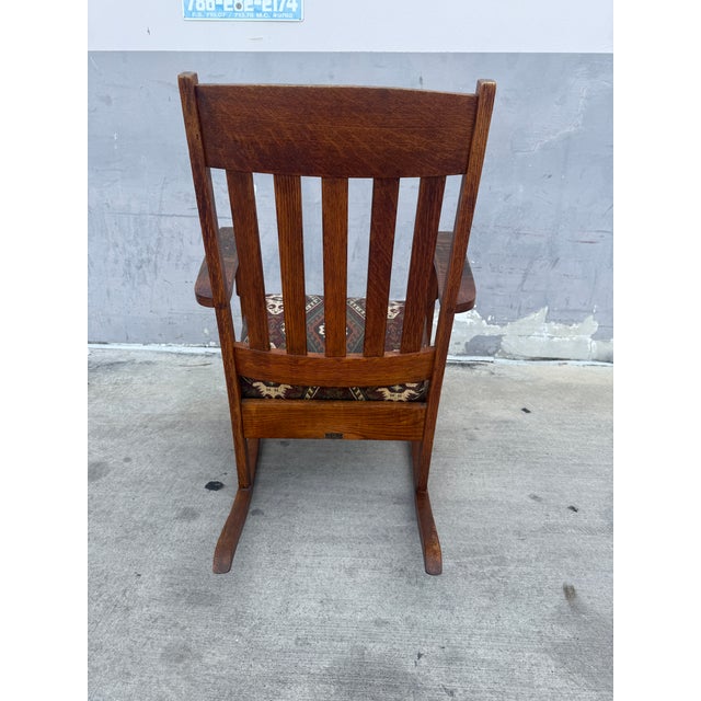1910s L & Jg Stickley Rocking Chair For Sale In Miami - Image 6 of 7