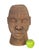 African Vintage Rare Large Ife Clay / Terracotta Head of Oni Yoruba Nigeria African 17.5" H For Sale - Image 3 of 7