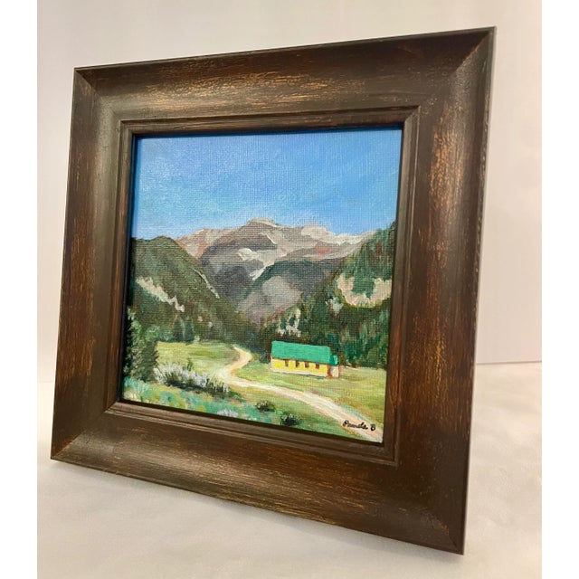 Farmhouse Contemporary Tolland Schoolhouse Colorado Painting – Rollins Pass Rocky Mountains Landscape For Sale - Image 3 of 11