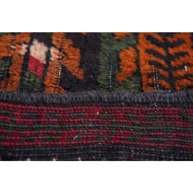 Vintage Balouch Rug 1'10'' x 2'7'' For Sale - Image 11 of 12