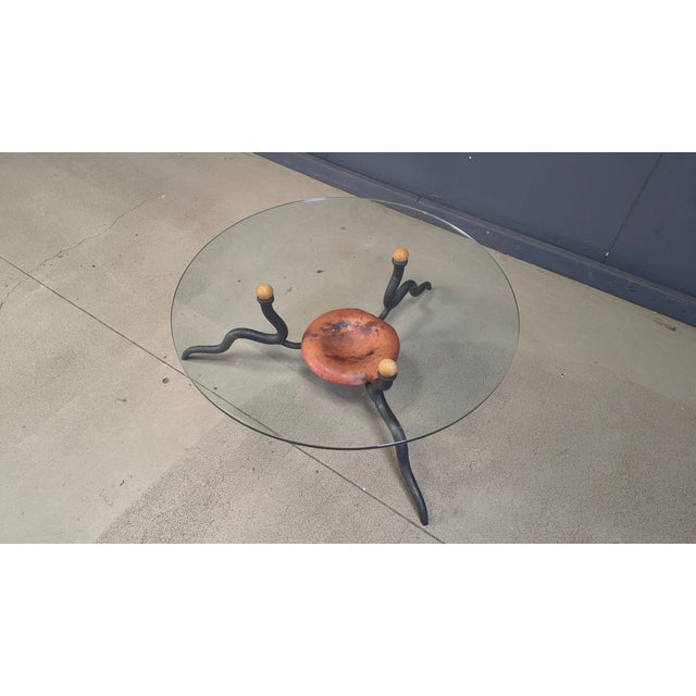 Metal Wrought Iron Coffee Table from DAB, Netherlands, 1970s For Sale - Image 7 of 11
