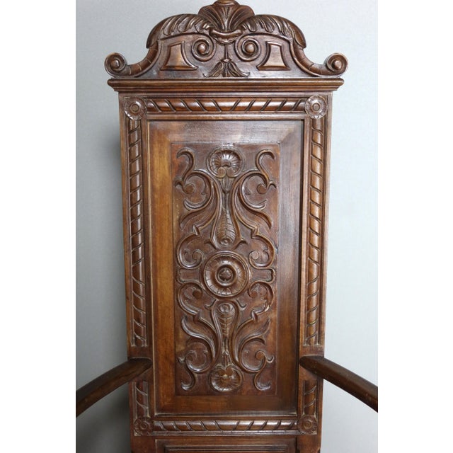 Renaissance Style Armchairs, Set of 12 For Sale - Image 6 of 11