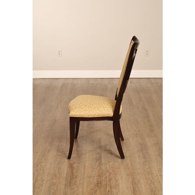 Thomasville Transitional Set of Eight Mahogany Dining Chairs For Sale - Image 12 of 18
