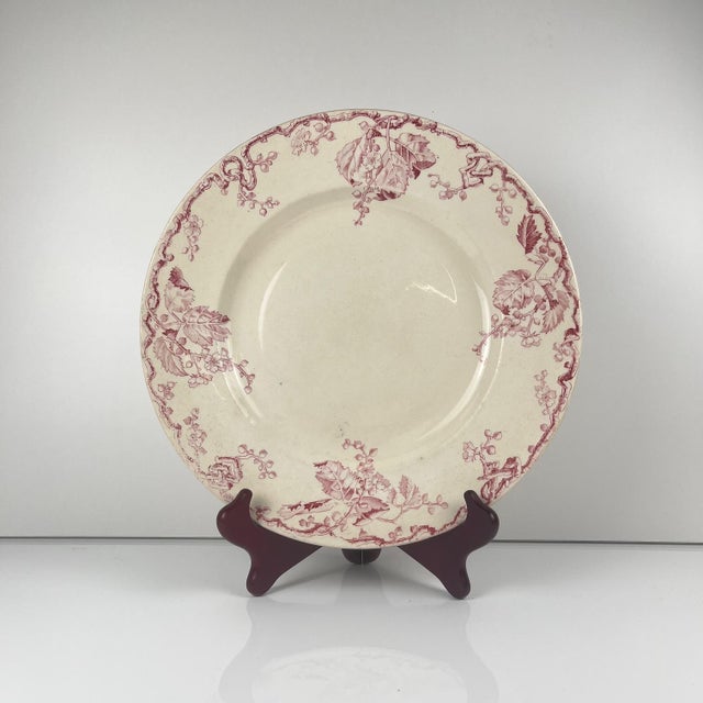 Round Fontainebleau Dish in Ironstone from KG Lunéville, 1890s For Sale - Image 13 of 13